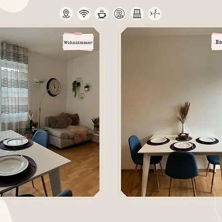 Cozy X City-appartement X 2 X Balkon Lejlighed *