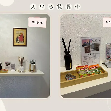 Cozy X City-appartement X 2 X Balkon アパート *