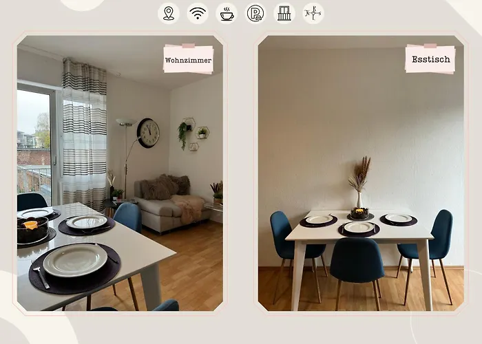 Cozy X City-appartement X 2 X Balkon アパート *